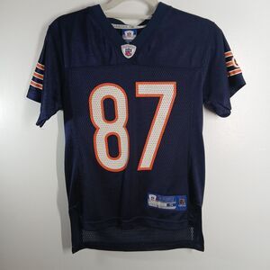 Vintage Reebok NFL Chicago Bears Boy's Blue Jersey 87 Muhammad Size Small